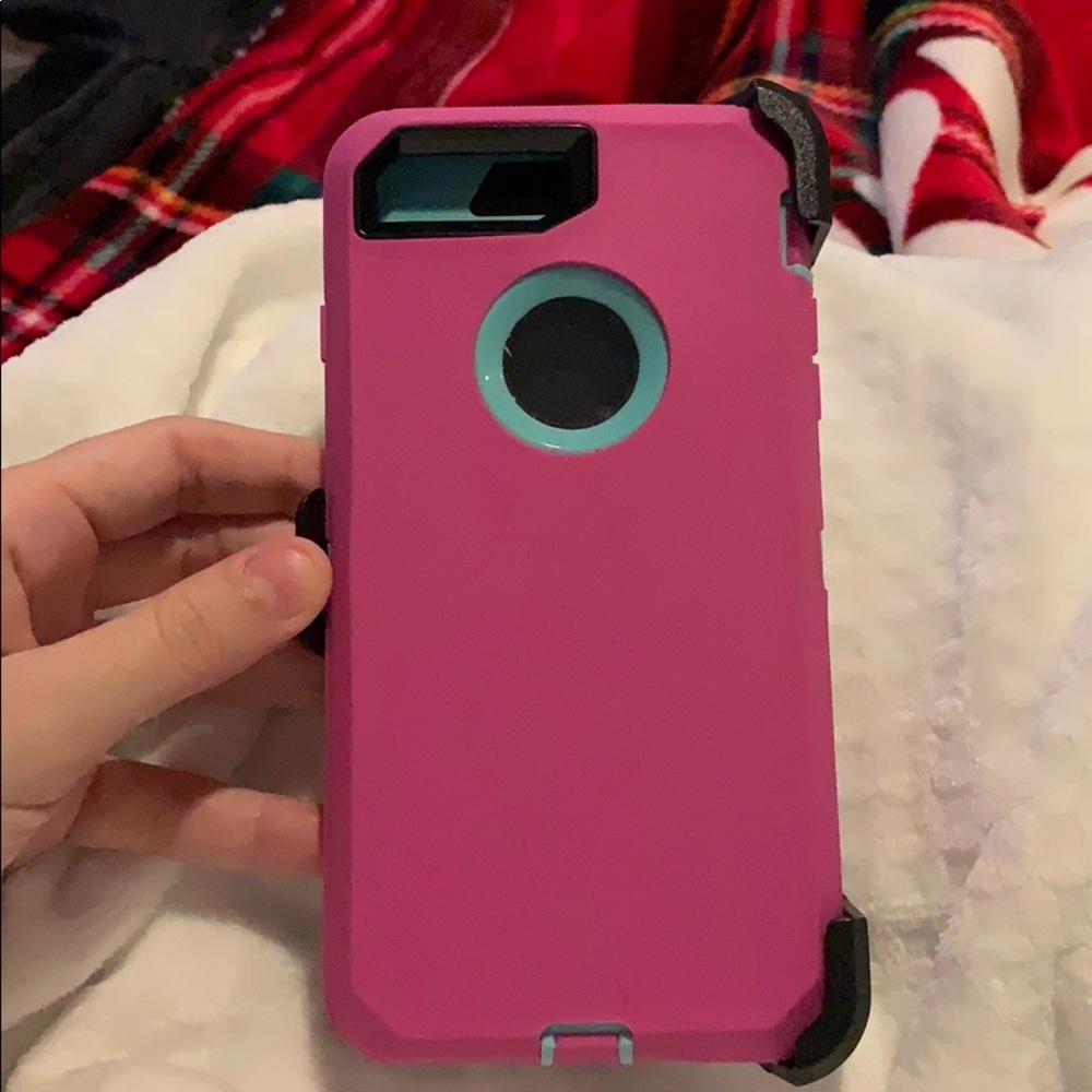 Pink and Blue protective case